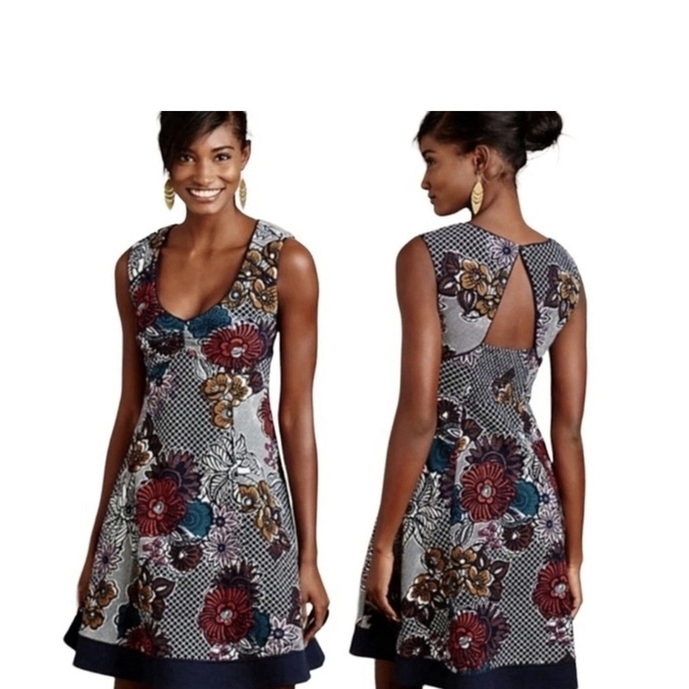 Maeve Anthropologie Fairchild Midi Sleeveless Dress XS